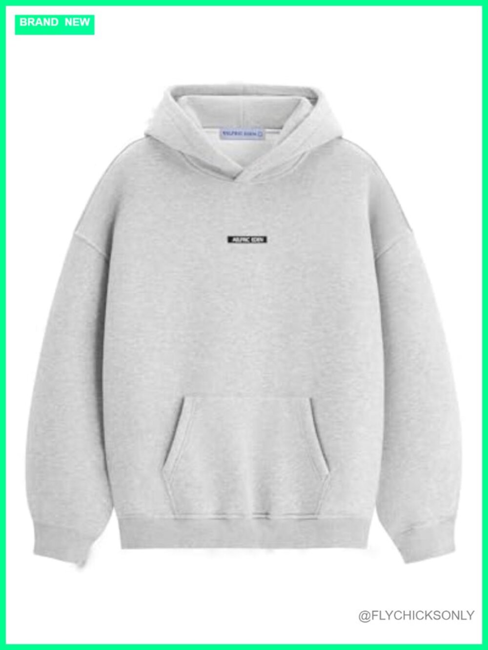 Fleece Lined Oversized Hoodie Unisex Pullover Sweatshirt Casual Warm
